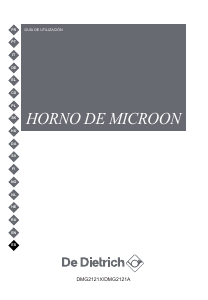 Manual de uso De Dietrich DMG2121X Microondas