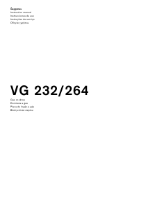 Handleiding Gaggenau VG232214 Kookplaat