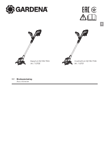 Bruksanvisning Gardena ComfortCut 23/18V P4A Grästrimmer