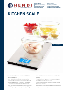 Manual Hendi 580226 Kitchen Scale