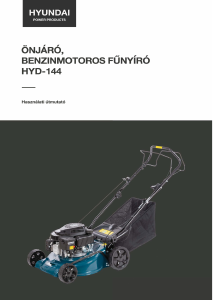 Használati útmutató Hyundai HYD-144 Fűnyíró