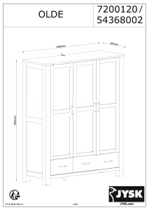 Bedienungsanleitung JYSK Olde Kleiderschrank