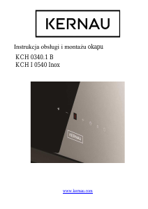 Instrukcja Kernau KCH 0340.1 B Okap kuchenny