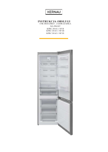 Посібник Kernau KFRC 20163.1 NF B Холодильник із морозильною камерою