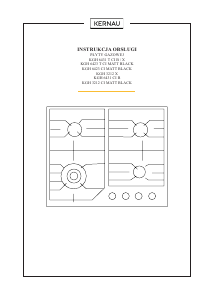 Manual Kernau KGH 6423 CI Matt Black Hob