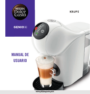 Manual de uso Krups KP243110 Nescafe Dolce Gusto Genio S Máquina de café