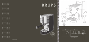 Bruksanvisning Krups XP444C10 Virtuoso Espressomaskin