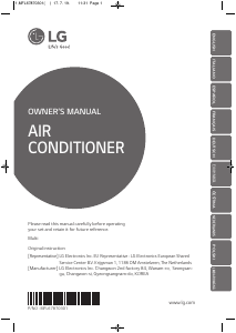Handleiding LG MA09AHV Airconditioner