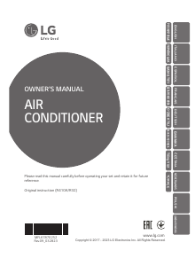 Handleiding LG ARNU07GTRC4 Airconditioner