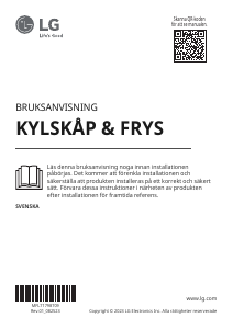 Bruksanvisning LG GSGV81EPLD Kyl-frys