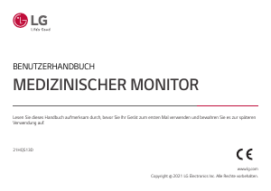 Bedienungsanleitung LG 21HQ513D-B LED monitor