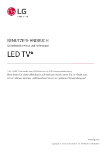 Bedienungsanleitung LG 43UM767H0LC LED fernseher