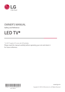 Manual LG 50UM767H0LJ LED Television