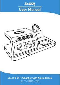 Manual Laser WLC-3IN1A-098 Alarm Clock