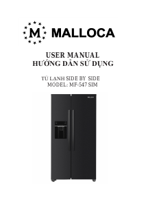 Hướng dẫn sử dụng Malloca MF-547 SIM Tủ đông lạnh