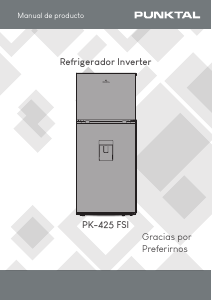 Manual de uso Punktal PK-425 FSI Frigorífico combinado