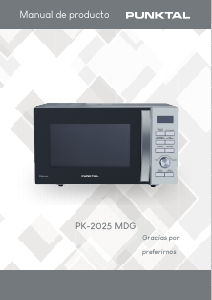 Manual de uso Punktal PK-2025 MDG Microondas