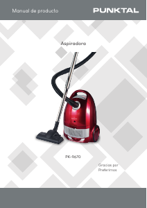 Manual de uso Punktal PK-9670 Aspirador