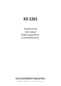 Bedienungsanleitung Scandomestic XO 5201 Backofen