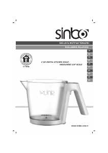 Manual de uso Sinbo SKS 4516 Báscula de cocina
