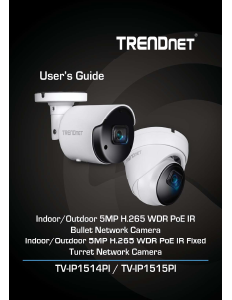 Manual TRENDnet TV-IP1514PI IP Camera