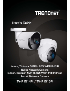 Handleiding TRENDnet TV-IP1515PI IP camera