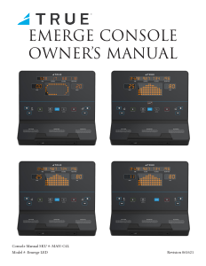 Manual True Emerge Fitness Console