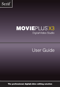 Manual Serif MoviePlus X3