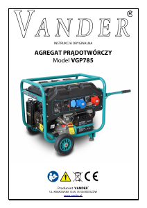 Instrukcja Vander VGP785 Generator