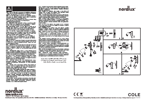 Manuale Nordlux Cole Lampada