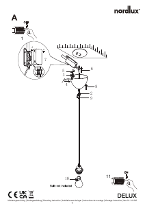 Mode d’emploi Nordlux Delux Lampe