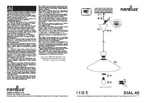 Brugsanvisning Nordlux Dial 45 Lampe