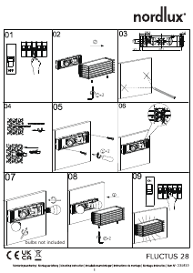 Manual Nordlux Fluctus 28 Candeeiro