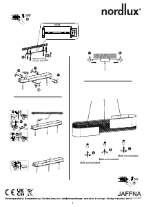 Priročnik Nordlux Jaffna Svetilka