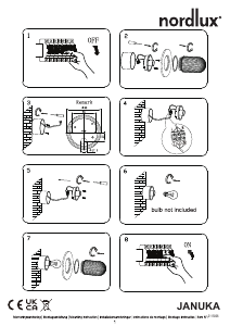 Instrukcja Nordlux Januka Lampa