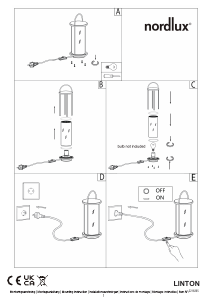 Brugsanvisning Nordlux Linton Lampe