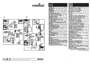 Manual Nordlux Mona Candeeiro