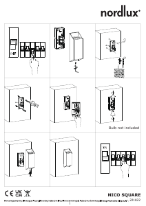 Návod Nordlux Nico Square 22 Svietidlo