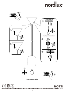 Kasutusjuhend Nordlux Notti 10 Lamp