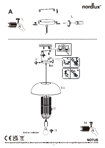 Bruksanvisning Nordlux Notus XL Lampe