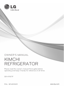 Handleiding LG GR-K192TF Kimchikoelkast