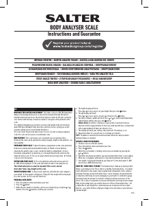 Mode d’emploi Salter 9194 Body Analyser Pèse-personne