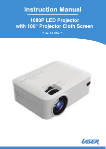 Manual Laser PJT-LED80-715 Projector
