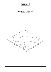 Instrukcja Kernau KGH 4346.1 T CI B Płyta do zabudowy