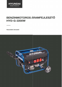 Használati útmutató Hyundai HYD-G-2200W Generátor