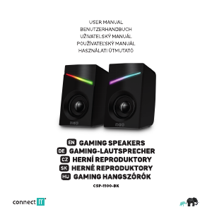 Manual Connect IT CSP-1100-BK Speaker