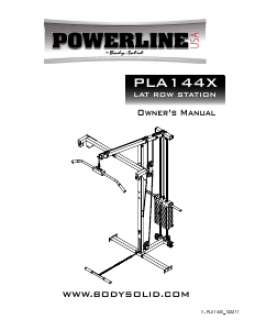 Manual Body-Solid PLA144X Multi-gym