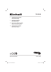 Εγχειρίδιο Einhell TC-CS 89 Κυκλικό πριόνι