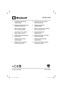 Manuál Einhell TC-CS 1410 Kotoučová pila