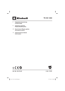 Instrukcja Einhell TC-CS 1250 Pilarka tarczowa